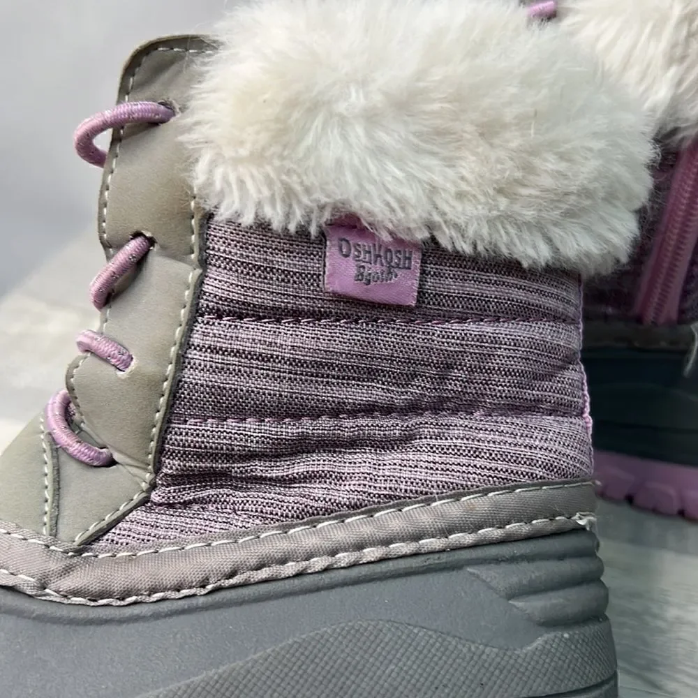 OshKosh B’Gosh purple snow boots size 7